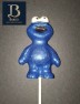 298sp Baby Cracker Monster Chocolate or Hard Candy Lollipop Mold